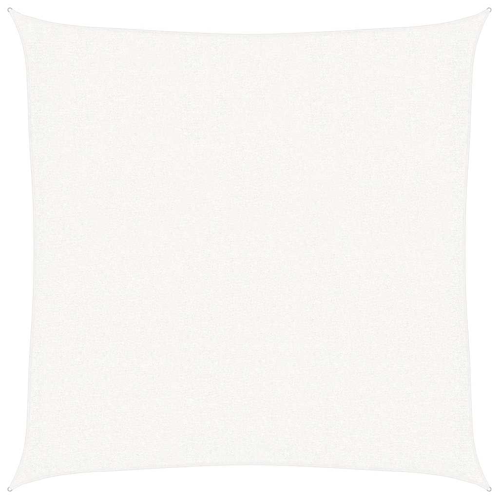 Sonnensegel 160 g/m² Weiß 3x3 m HDPE