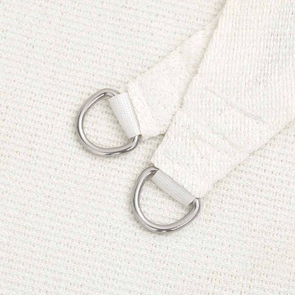 Sonnensegel 160 g/m² Weiß 3x3 m HDPE