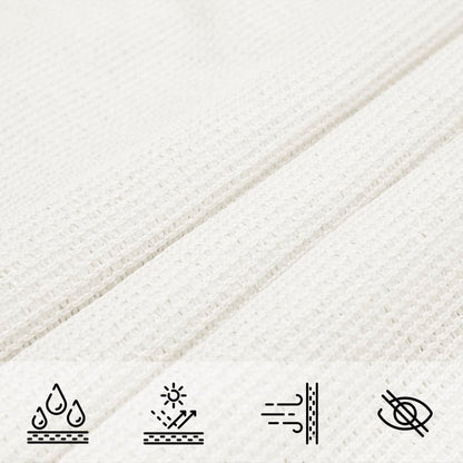 Sonnensegel 160 g/m² Weiß 4,5x4,5 m HDPE