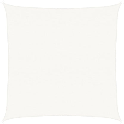 Sonnensegel 160 g/m² Weiß 6x6 m HDPE