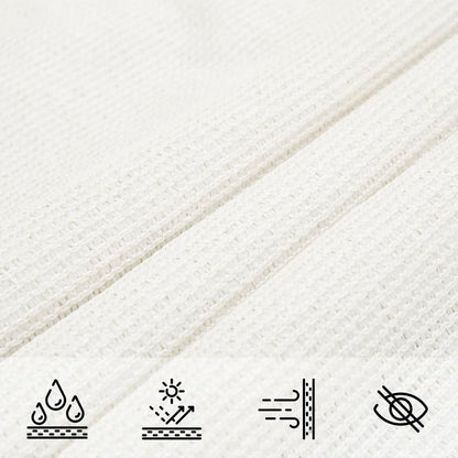 Sonnensegel 160 g/m² Weiß 2x2,5 m HDPE