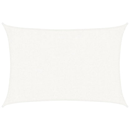 Sonnensegel 160 g/m² Weiß 2x3 m HDPE