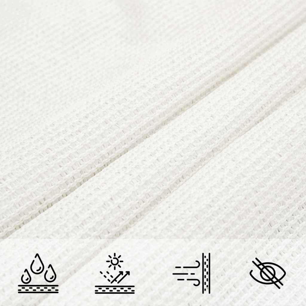 Sonnensegel 160 g/m² Weiß 2x3 m HDPE