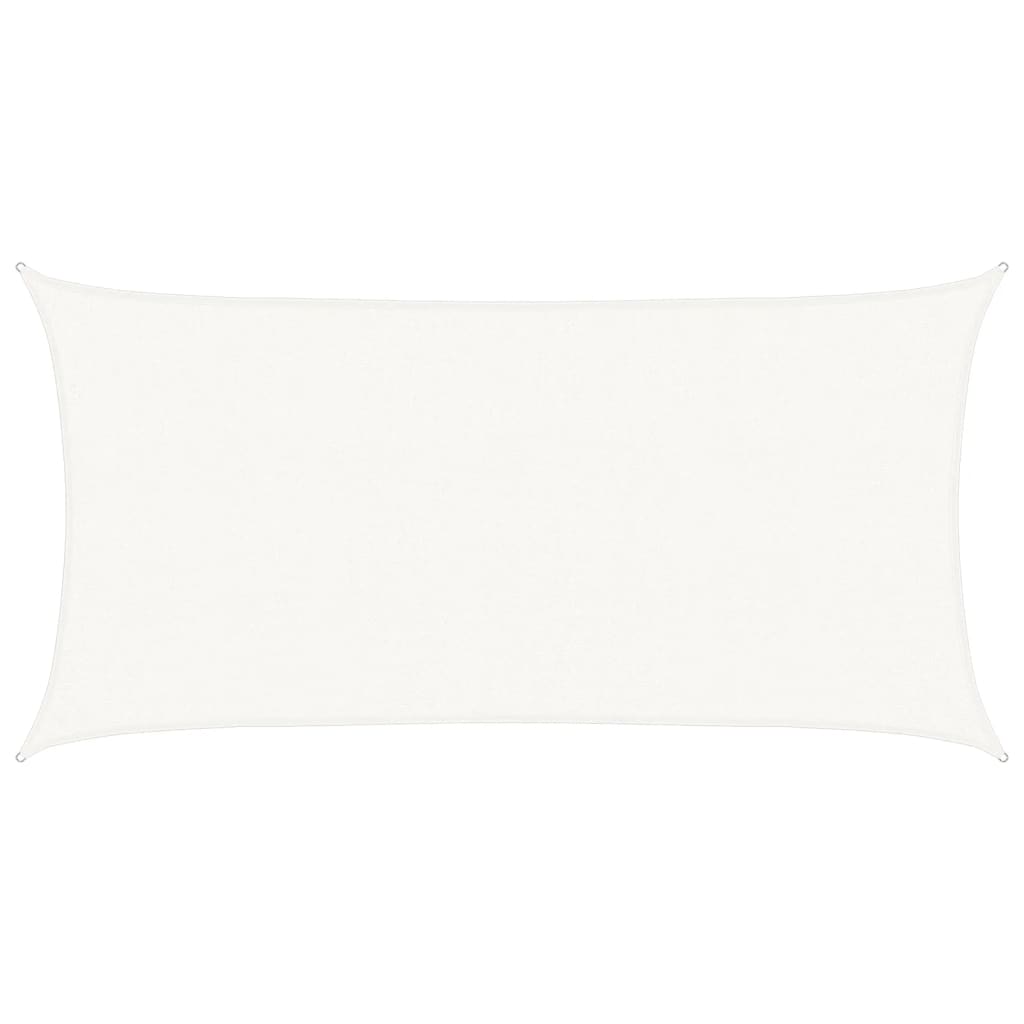 Sonnensegel 160 g/m² Weiß 2x3,5 m HDPE