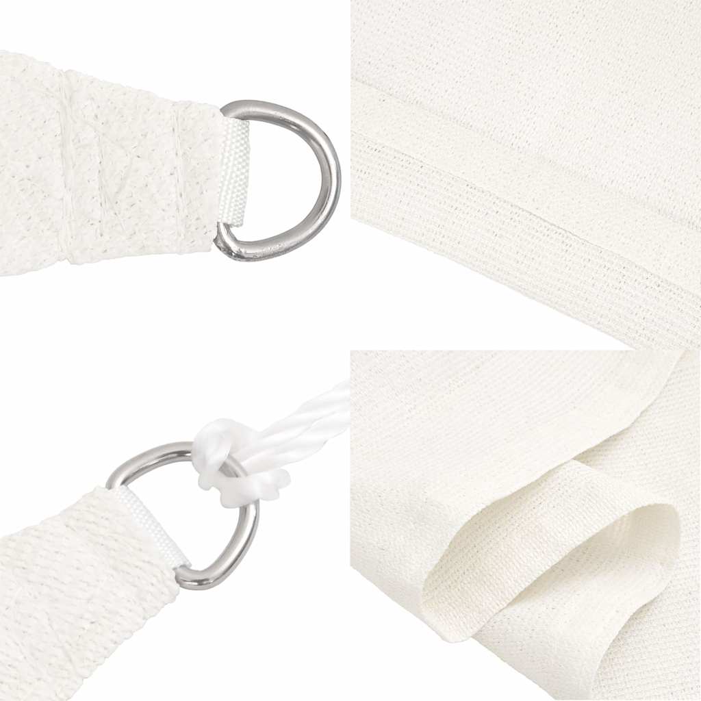 Sonnensegel 160 g/m² Weiß 2,5x4,5 m HDPE