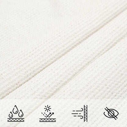 Sonnensegel 160 g/m² Weiß 2,5x4,5 m HDPE