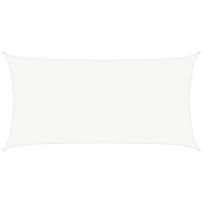 Sonnensegel 160 g/m² Weiß 4x7 m HDPE