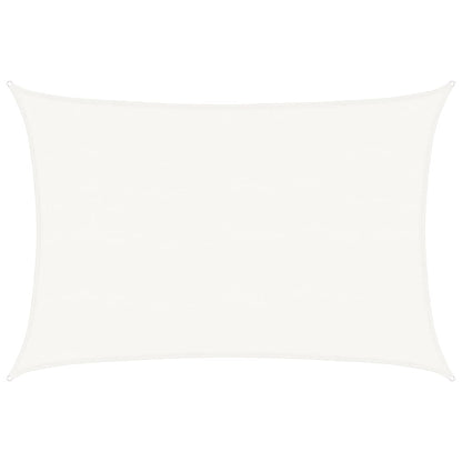 Sonnensegel 160 g/m² Weiß 5x6 m HDPE