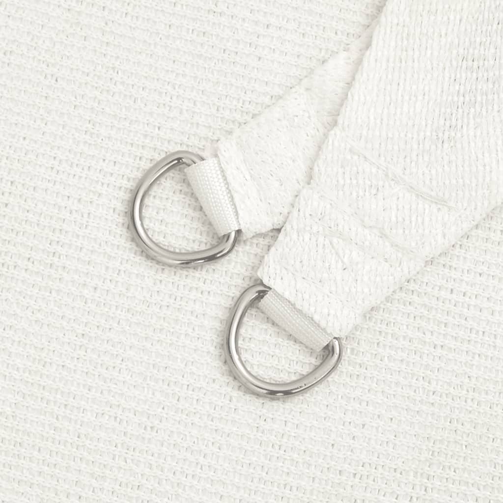 Sonnensegel 160 g/m² Weiß 6x6x6 m HDPE