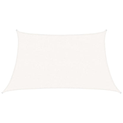 Sonnensegel 160 g/m² Weiß 3/4x2 m HDPE
