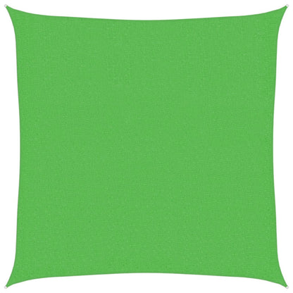 Sonnensegel 160 g/m² Hellgrün 3,6x3,6 m HDPE