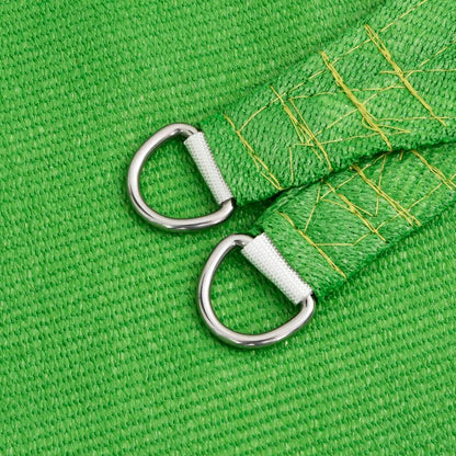 Sonnensegel 160 g/m² Hellgrün 5x5x6 m HDPE