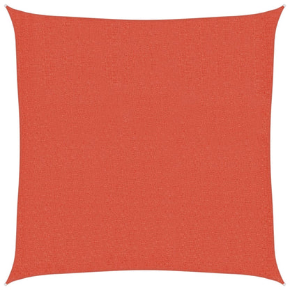 Sonnensegel 160 g/m² Terrakottarot 2x2 m HDPE