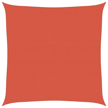 Sonnensegel 160 g/m² Terrakottarot 4x4 m HDPE