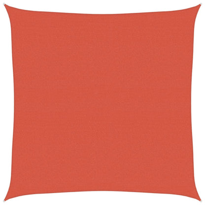 Sonnensegel 160 g/m² Terrakottarot 6x6 m HDPE