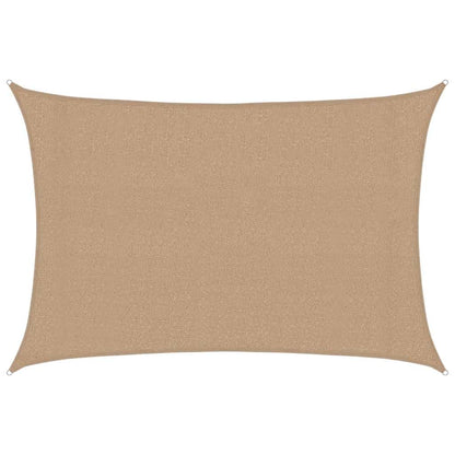 Sonnensegel 160 g/m² Taupe 3x4 m HDPE