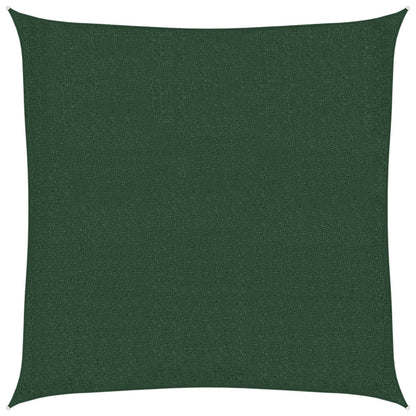 Sonnensegel 160 g/m² Dunkelgrün 3x3 m HDPE