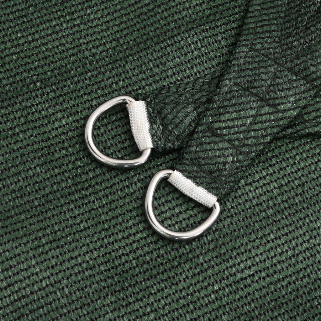 Sonnensegel 160 g/m² Dunkelgrün 2x4,5 m HDPE