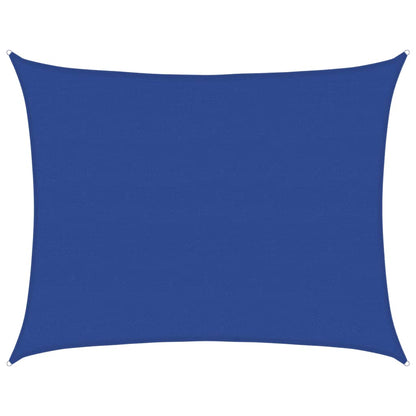 Sonnensegel 160 g/m² Rechteckig Blau 6x8 m HDPE