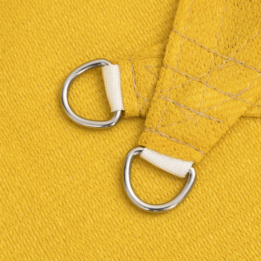 Sonnensegel 160 g/m² Quadratisch Gelb 5x5 m HDPE