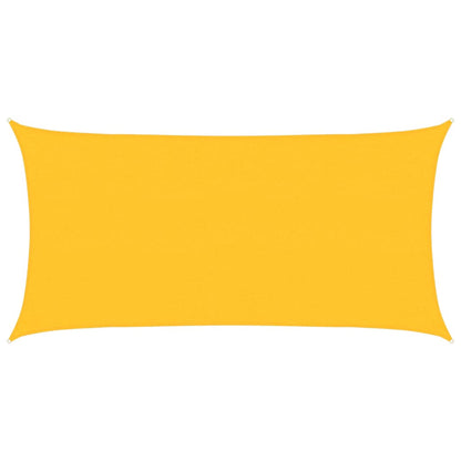 Sonnensegel 160 g/m² Gelb 2x4 m HDPE