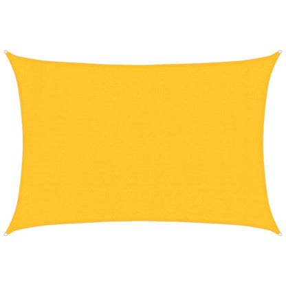 Sonnensegel 160 g/m² Gelb 3x5 m HDPE