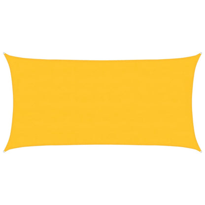 Sonnensegel 160 g/m² Rechteckig Gelb 4x7 m HDPE