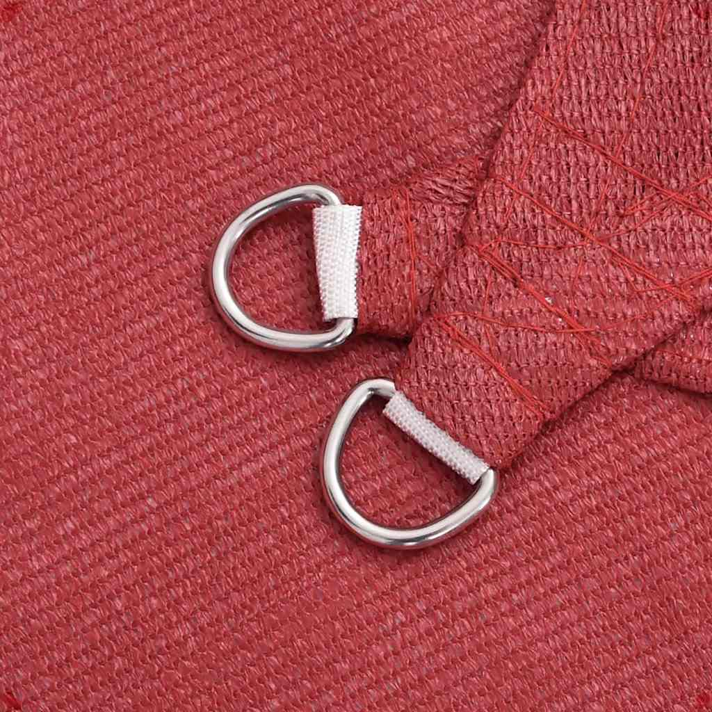 Sonnensegel 160 g/m² Rot 2x4,5 m HDPE