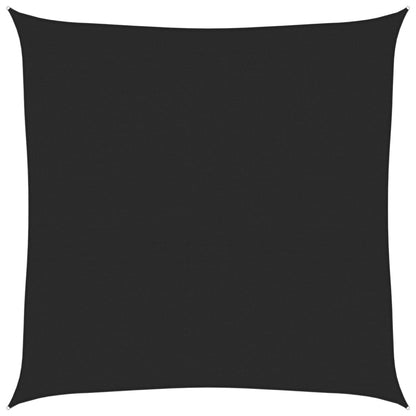 Sonnensegel 160 g/m² Schwarz 5x5 m HDPE