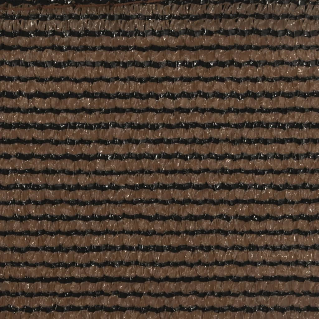 Sonnensegel 160 g/m² Braun 3/4x2 m HDPE