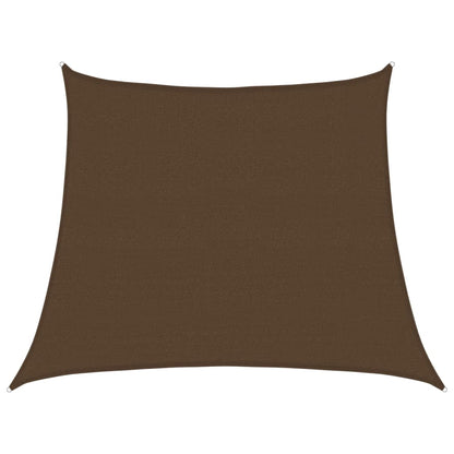 Sonnensegel 160 g/m² Braun 3/4x3 m HDPE