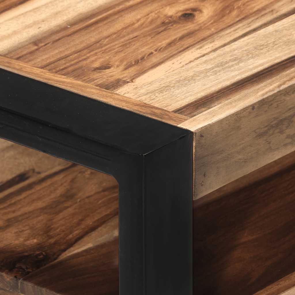 TV-Schrank 120x35x45 cm Massivholz Honigfarben