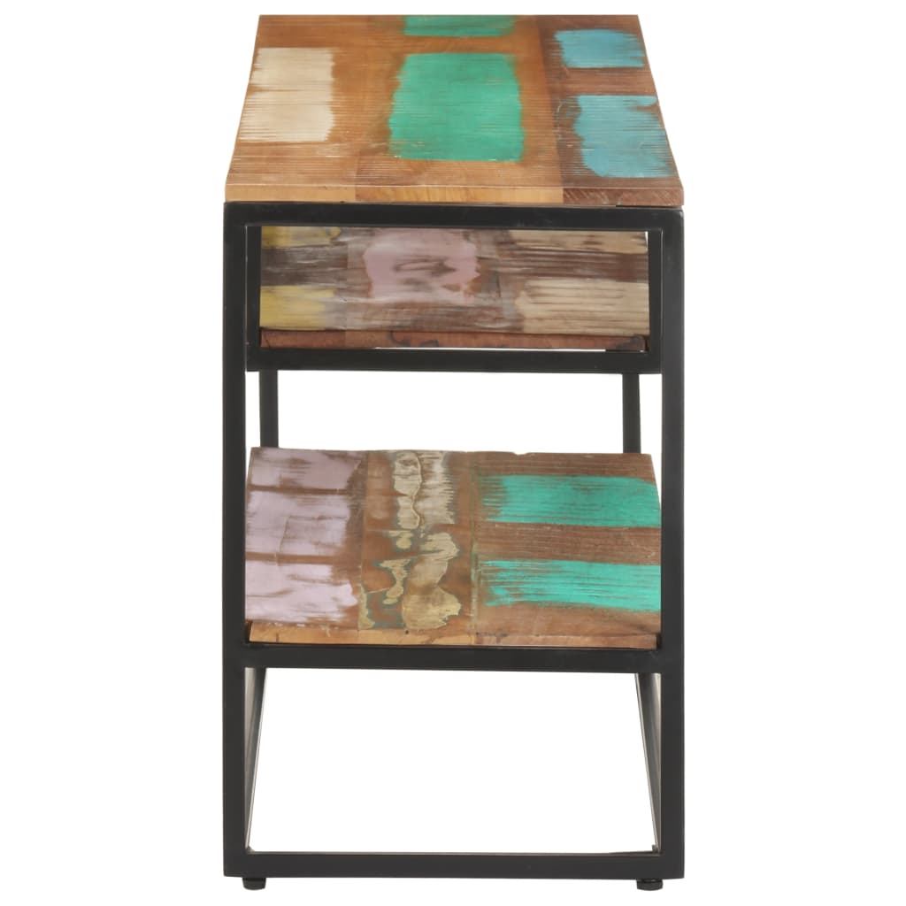 TV-Schrank 130x30x45 cm Recyceltes Massivholz