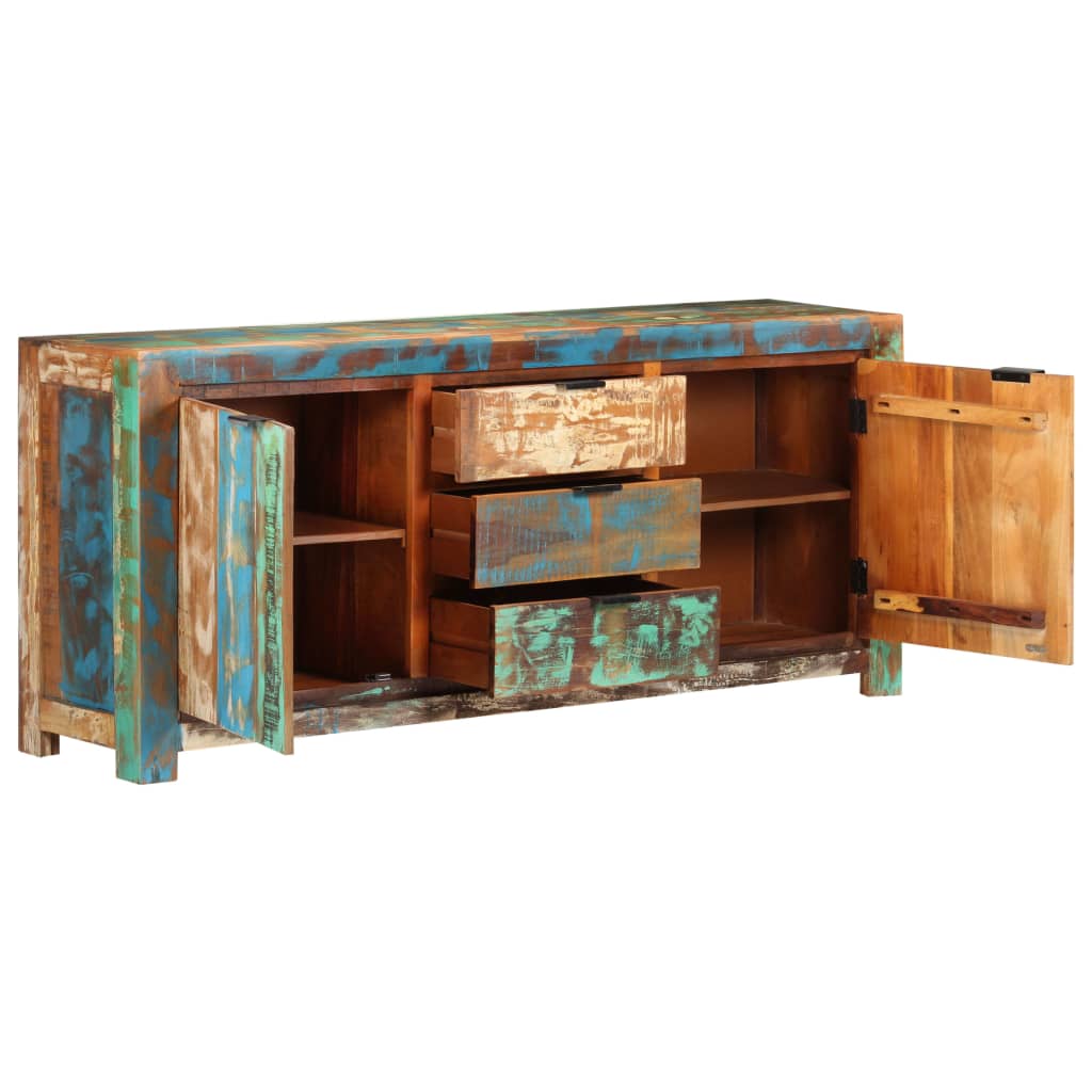 Sideboard 175x40x75 cm Recyceltes Massivholz