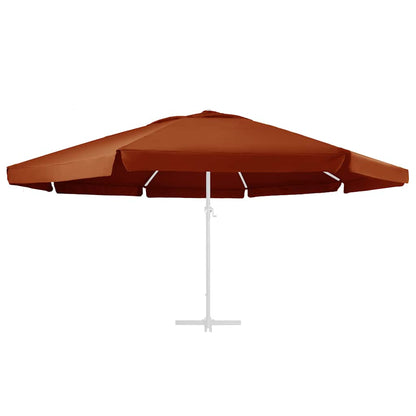 Ersatzbezug für Sonnenschirm Terracotta-Rot 610 cm
