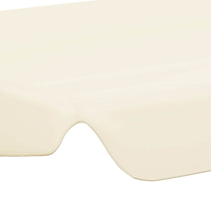 Ersatzdach für Hollywoodschaukel Creme 150/130x105/70 cm