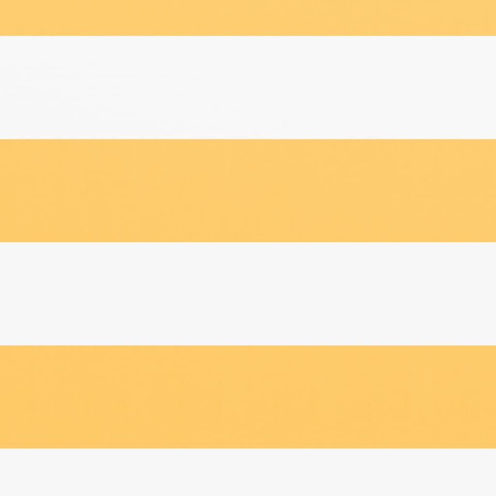 Balkon-Sichtschutz Weiß und Gelb 75x400 cm Oxford-Gewebe