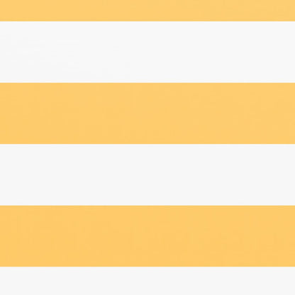 Balkon-Sichtschutz Weiß und Gelb 90x500 cm Oxford-Gewebe