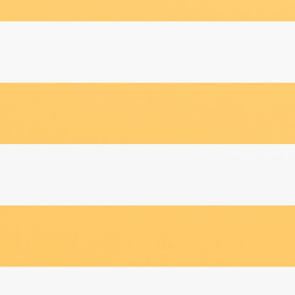 Balkon-Sichtschutz Weiß und Gelb 120x500 cm Oxford-Gewebe