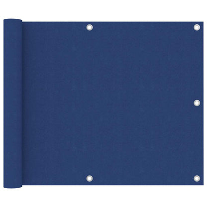 Balkon-Sichtschutz Blau 75x400 cm Oxford-Gewebe