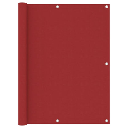 Balkon-Sichtschutz Rot 120x500 cm Oxford-Gewebe