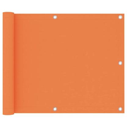 Balkon-Sichtschutz Orange 75x300 cm Oxford-Gewebe