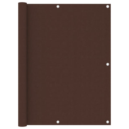 Balkon-Sichtschutz Braun 120x300 cm Oxford-Gewebe