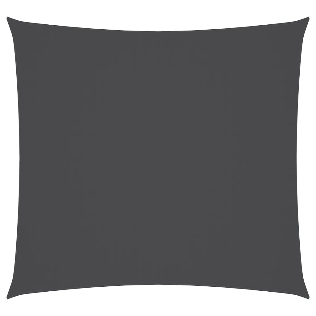 Sonnensegel Oxford-Gewebe Quadratisch 5x5 m Anthrazit