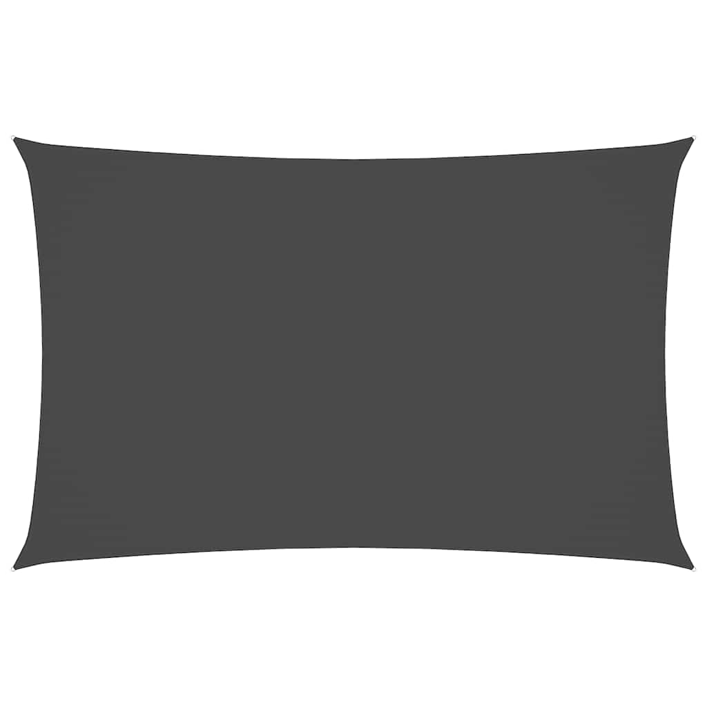 Sonnensegel Oxford-Gewebe Rechteckig 2x5 m Anthrazit