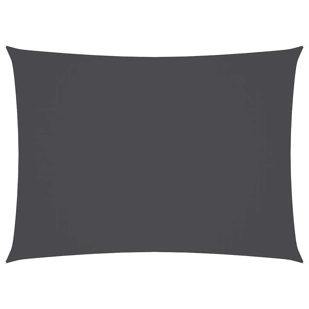 Sonnensegel Oxford-Gewebe Rechteckig 2,5x4 m Anthrazit