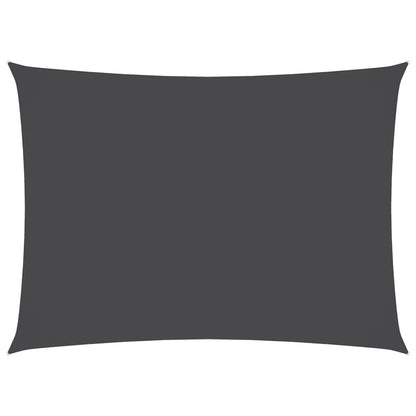 Sonnensegel Oxford-Gewebe Rechteckig 3x5 m Anthrazit