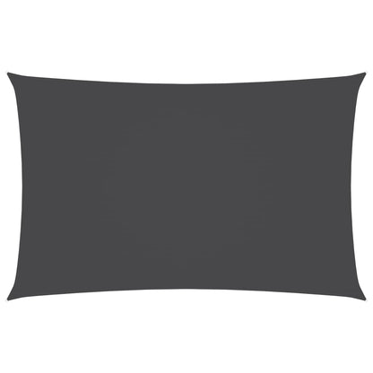 Sonnensegel Oxford-Gewebe Rechteckig 4x7 m Anthrazit