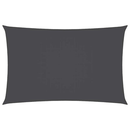 Sonnensegel Oxford-Gewebe Rechteckig 5x8 m Anthrazit