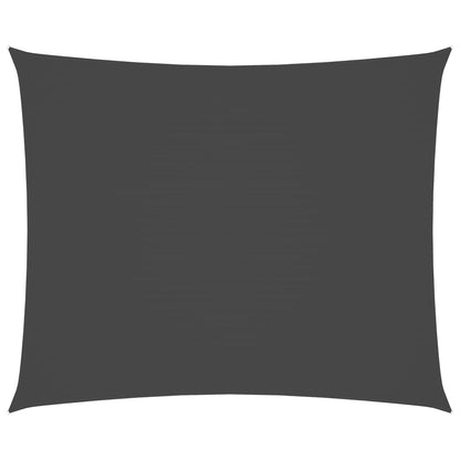 Sonnensegel Oxford-Gewebe Rechteckig 6x7 m Anthrazit